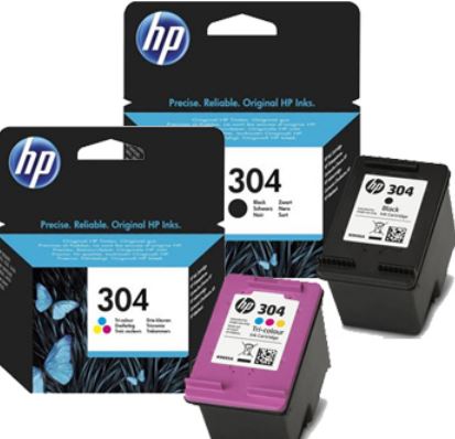 HP 304 / TRI-COLOR INK CARTRIDGE – HP 304 BLACK / TRI-COLOR INK NIGERIA – HP N9K06AE, N9K05AE LAGOS – HP BLACK / TRI-COLOR INKJET CARTRIDGE LAGOS – HP