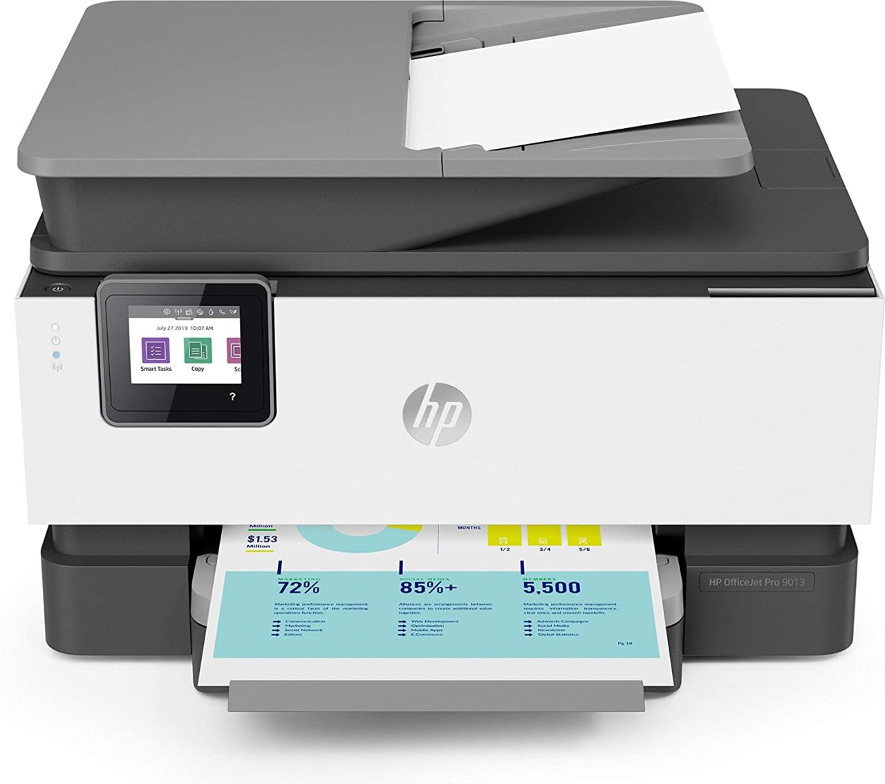 Мфу струйное hp officejet pro 9013 видео обзор